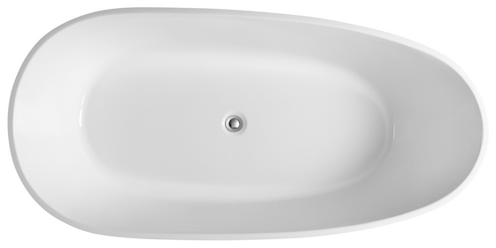 Stand Alone Freestanding Slipper Bathtubs For Small Bathrooms Glossy White