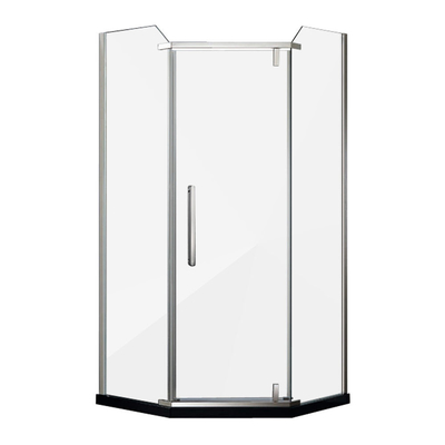 Standard Glass Shower Enclosures , Tub Shower Doors Glass Frameless Diamond Shape