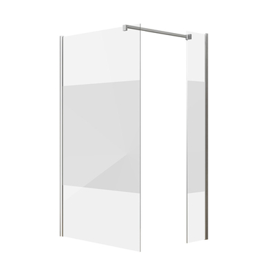Frameless Clear Glass Shower Enclosure , Single Frameless Glass Shower Door