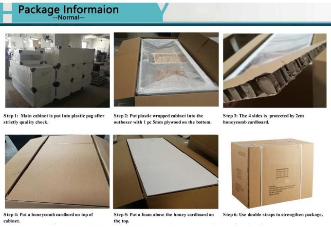 Το ελεύθερο μόνιμο PVC υψηλό σχολιάζει τις ματαιοδοξίες Combo λουτρών